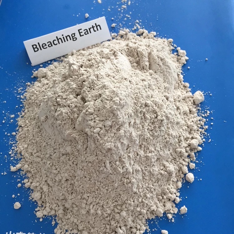 Bleaching earth used in edible-oil processing